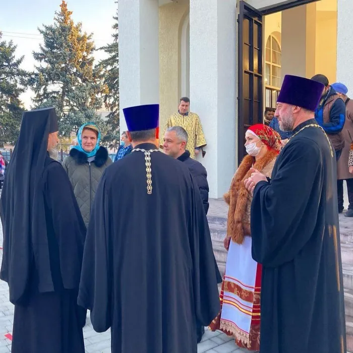 Освящение храма Святого  Георгия Победоносца в п.Венцы