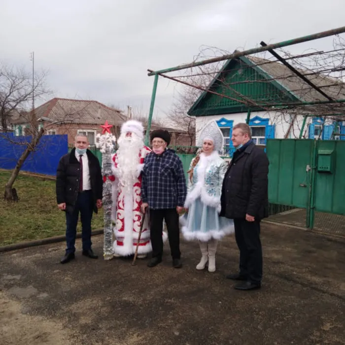 Новогоднее поздравление ветерана